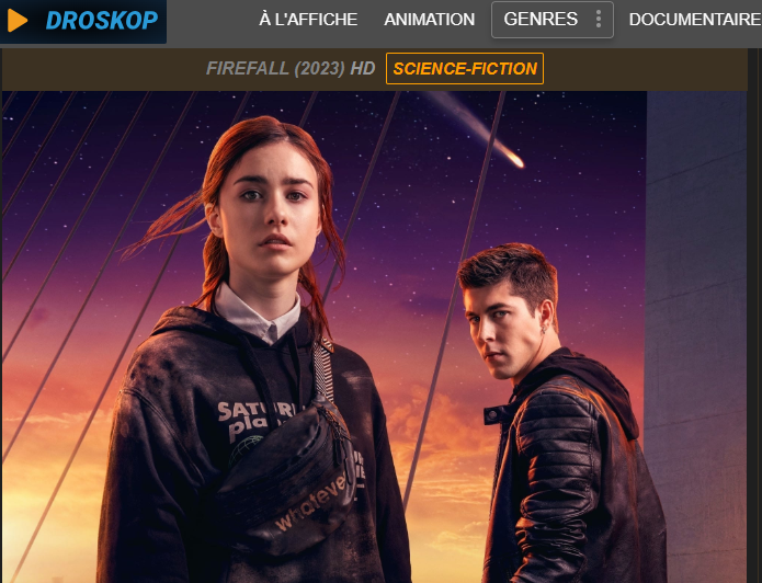 La plateforme de streaming Droskop