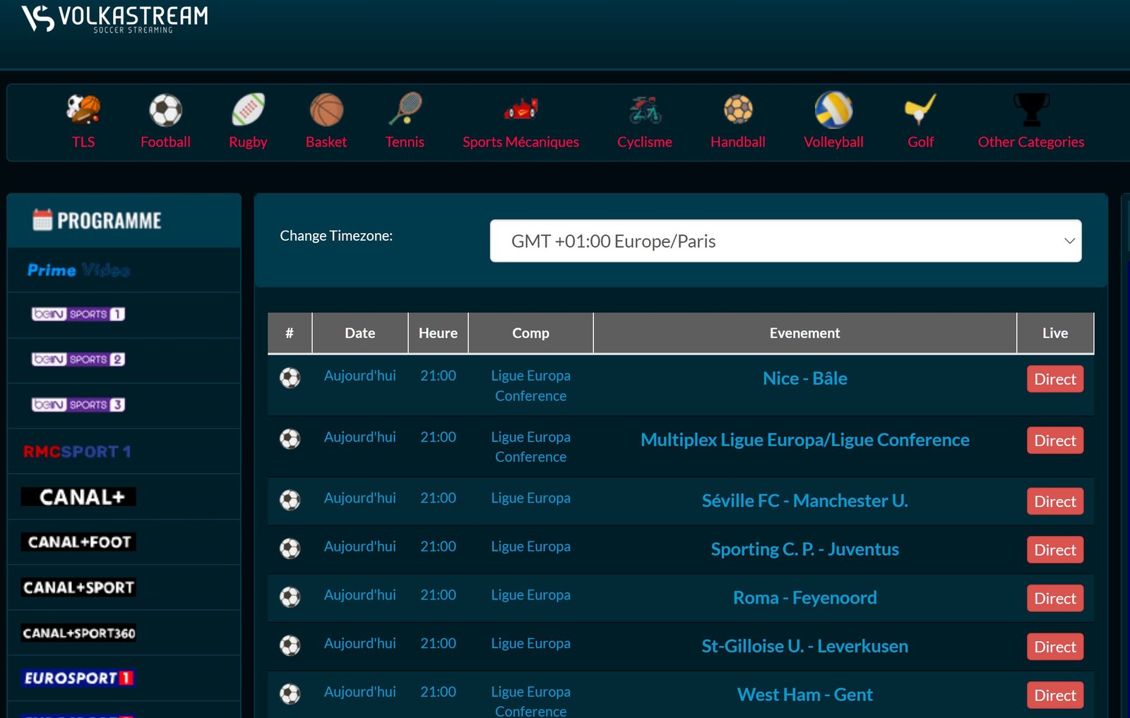 Le site streaming Volkastream