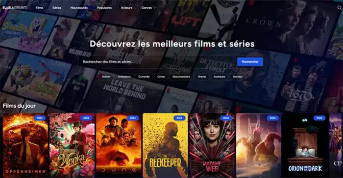 Le nouveau site de BlablaStream