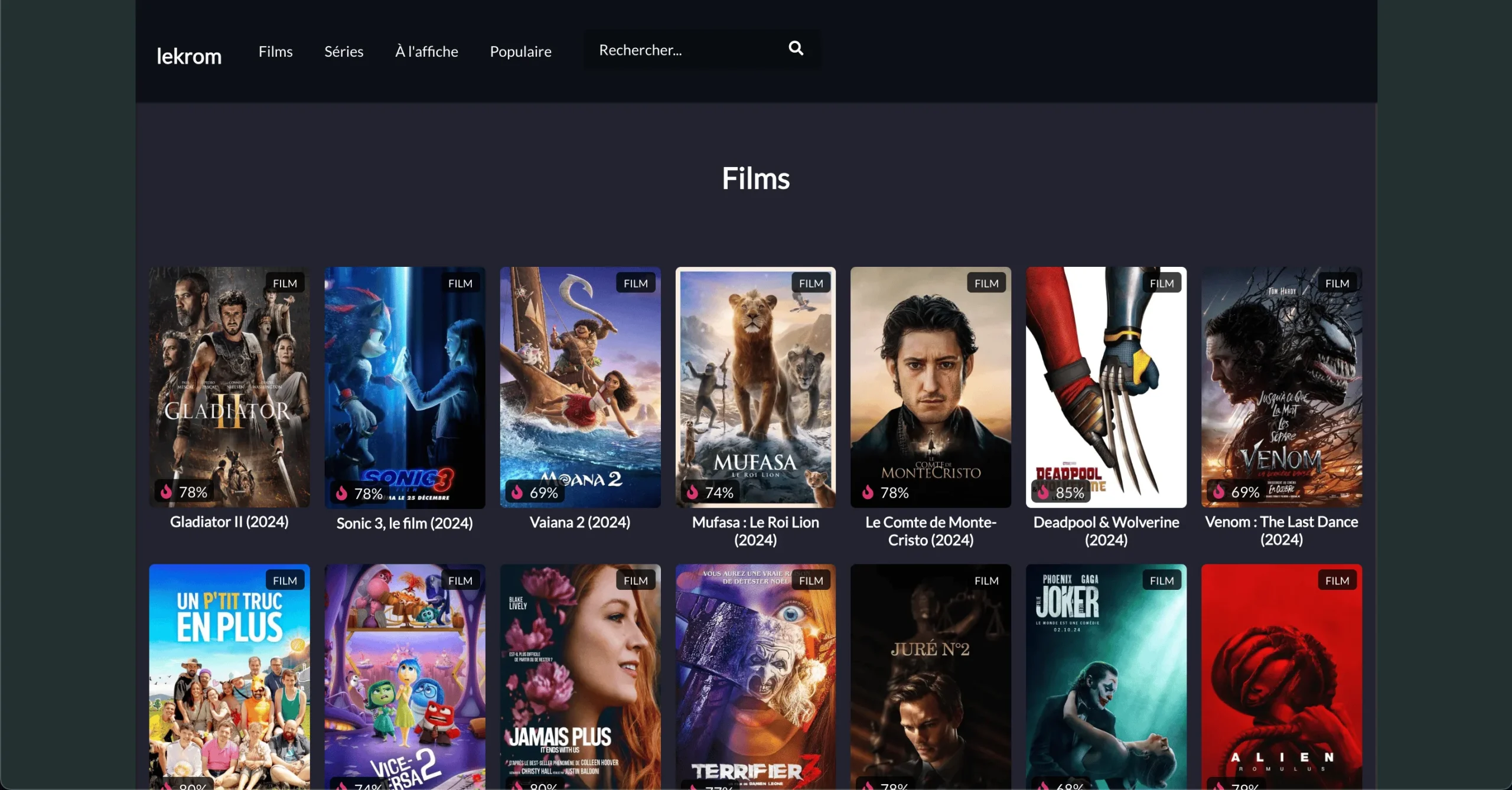 La nouvelle adresse de Empire Streaming