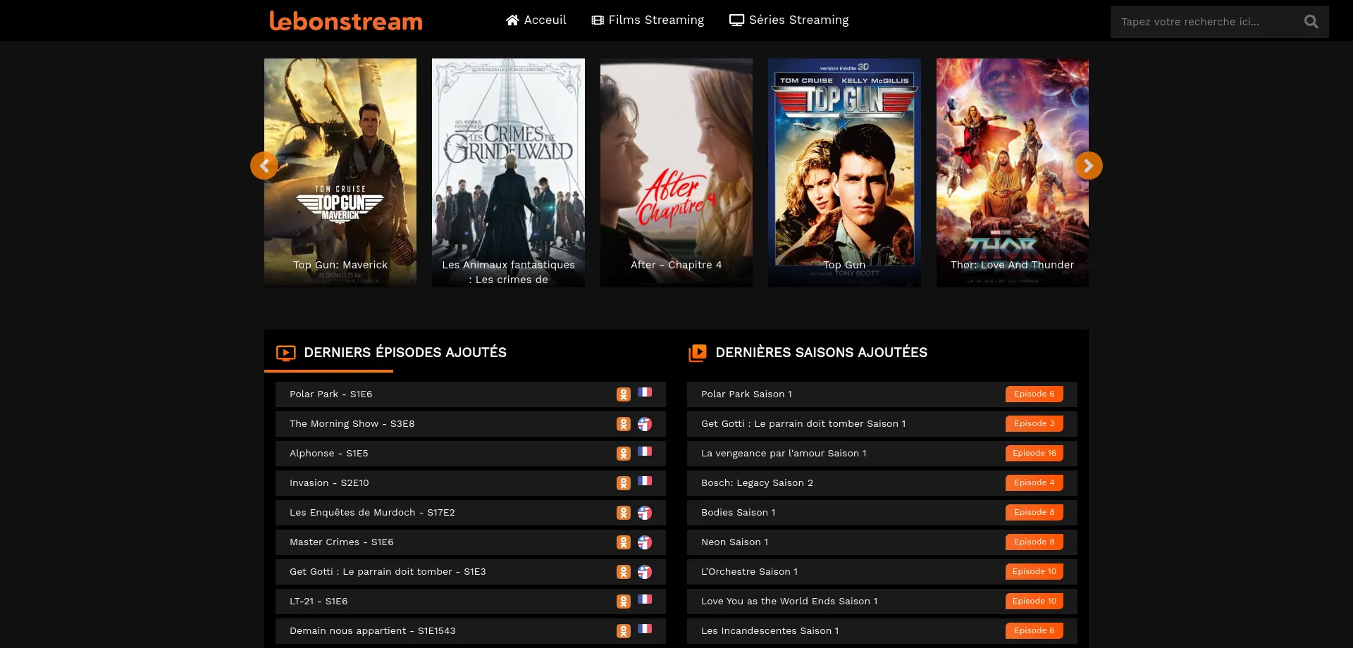 La nouvelle adresse de Lebonstream